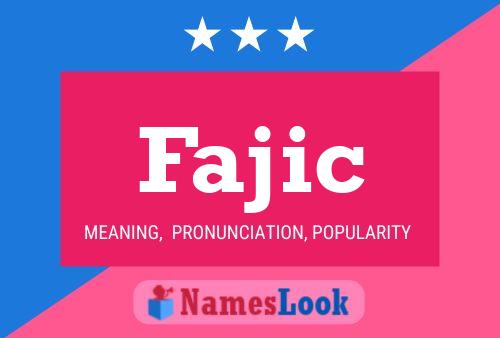 Fajic Name Poster