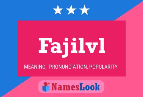 Fajilvl Name Poster