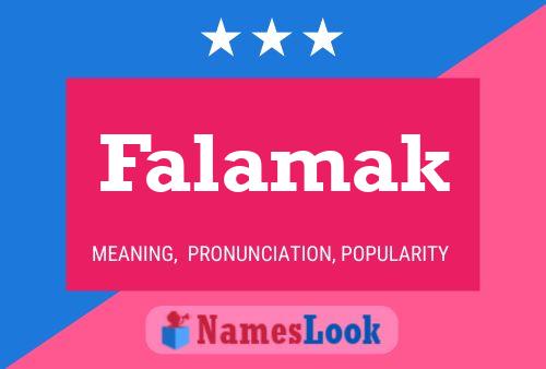 Falamak Name Poster