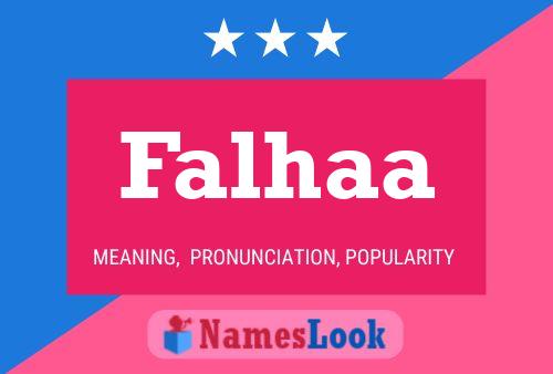 Falhaa Name Poster