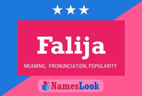 Falija Name Poster