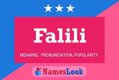 Falili Name Poster