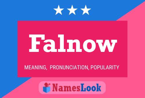 Falnow Name Poster