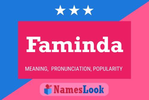 Faminda Name Poster