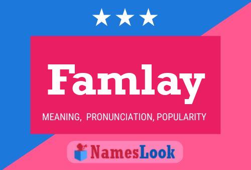 Famlay Name Poster