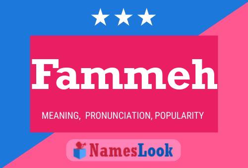 Fammeh Name Poster