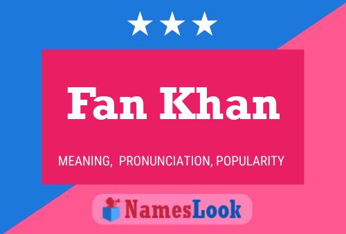 Fan Khan Name Poster