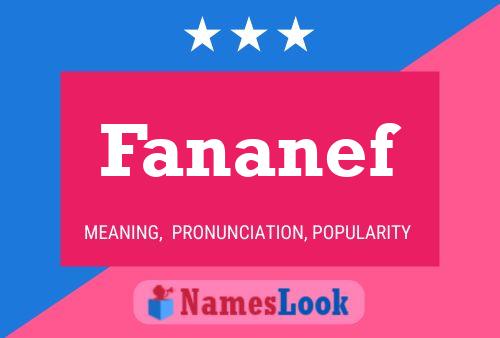 Fananef Name Poster