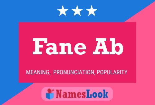 Fane Ab Name Poster