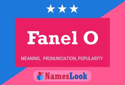 Fanel O Name Poster