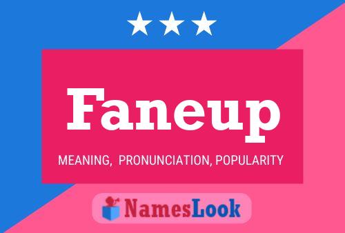 Faneup Name Poster