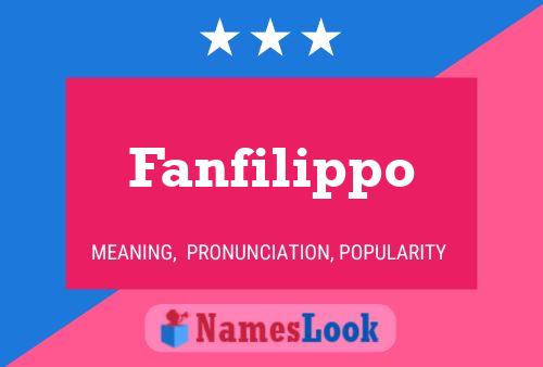 Fanfilippo Name Poster