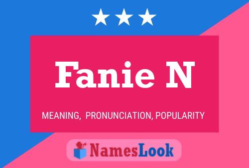 Fanie N Name Poster