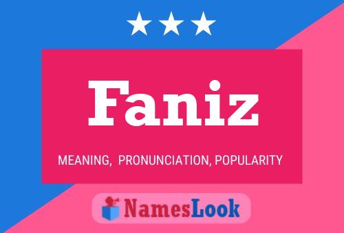 Faniz Name Poster