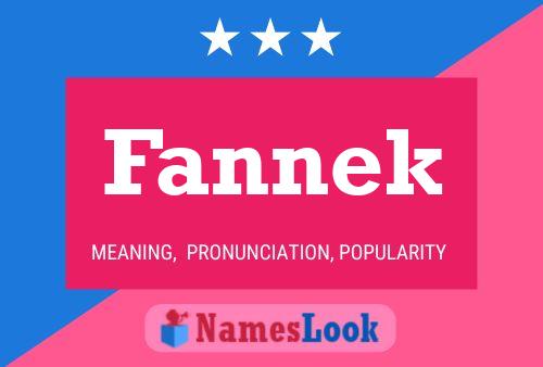 Fannek Name Poster