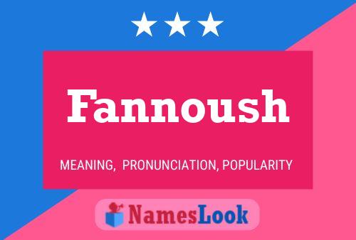 Fannoush Name Poster