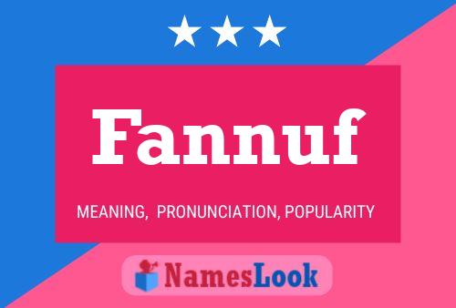 Fannuf Name Poster