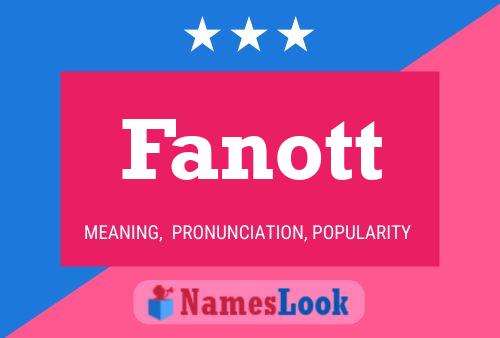 Fanott Name Poster