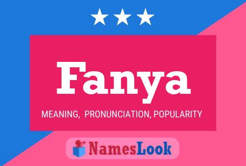 Fanya Name Poster