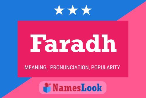 Faradh Name Poster