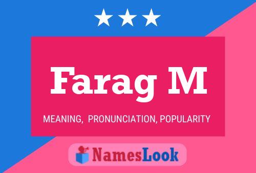 Farag M Name Poster