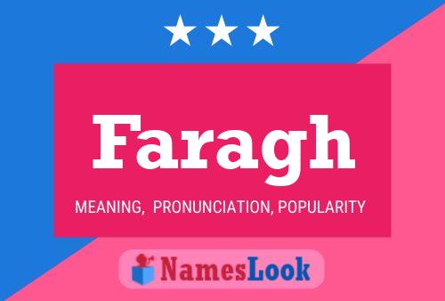 Faragh Name Poster