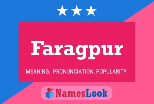 Faragpur Name Poster