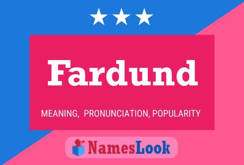 Fardund Name Poster