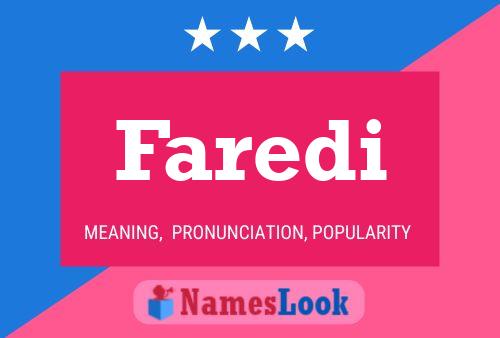 Faredi Name Poster