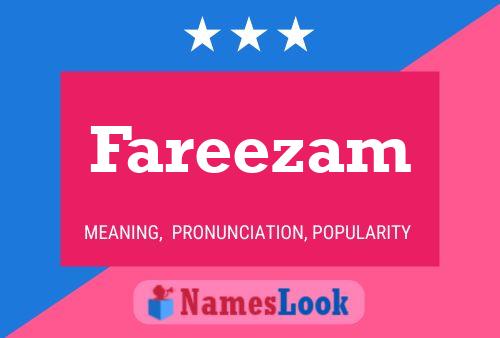 Fareezam Name Poster