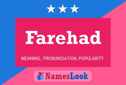 Farehad Name Poster