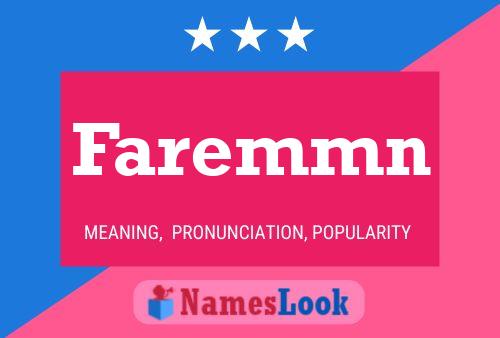 Faremmn Name Poster