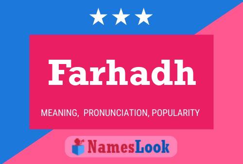 Farhadh Name Poster