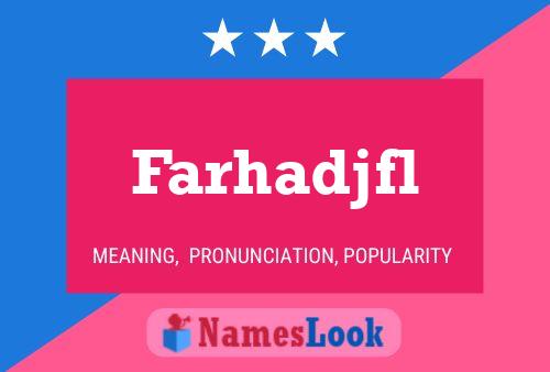 Farhadjfl Name Poster