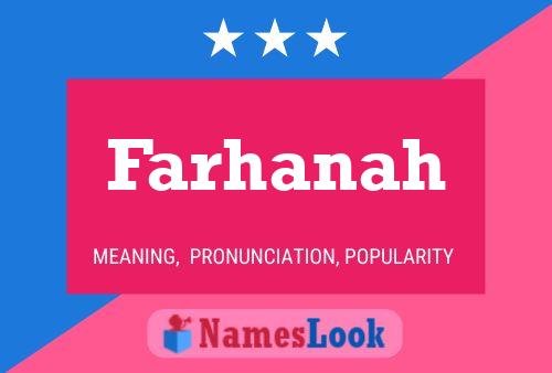 Farhanah Name Poster