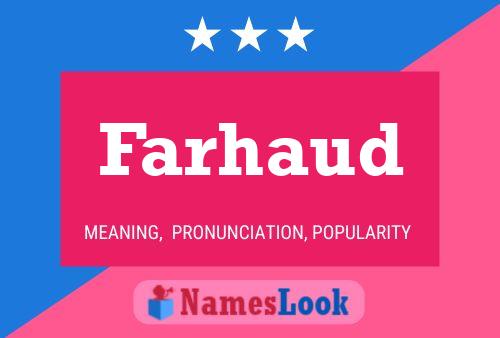 Farhaud Name Poster