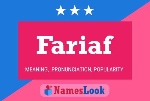 Fariaf Name Poster