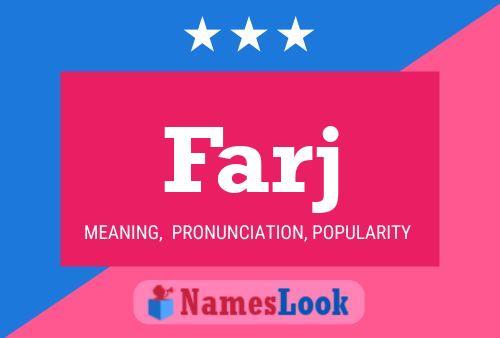 Farj Name Poster