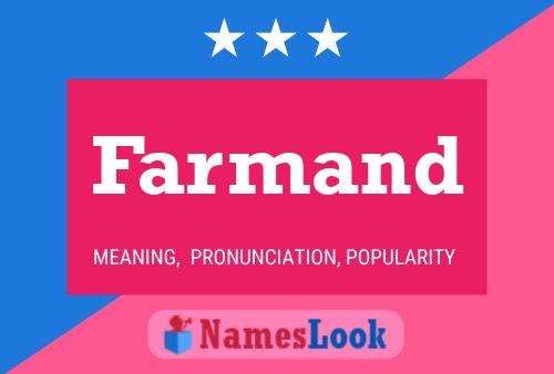 Farmand Name Poster