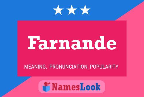 Farnande Name Poster