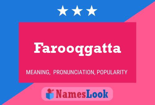 Farooqgatta Name Poster