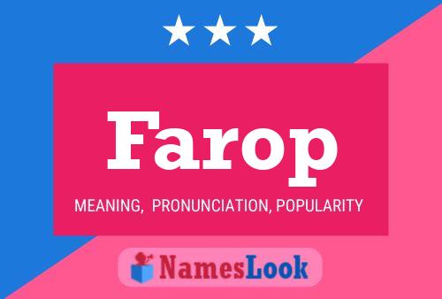 Farop Name Poster