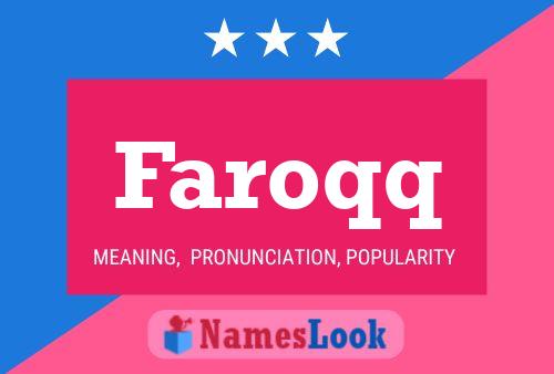 Faroqq Name Poster