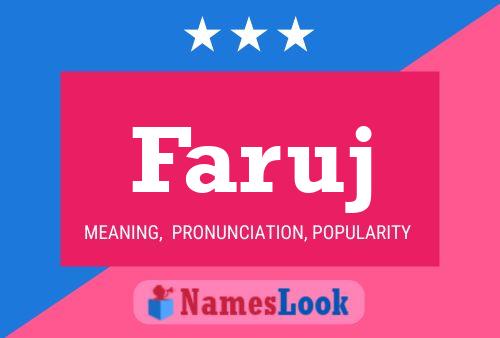 Faruj Name Poster