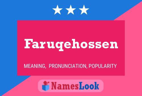 Faruqehossen Name Poster