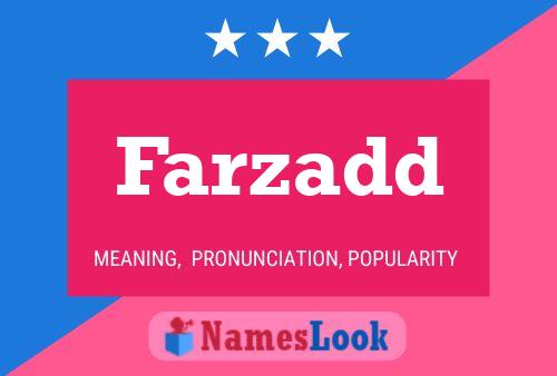 Farzadd Name Poster