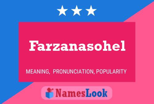 Farzanasohel Name Poster