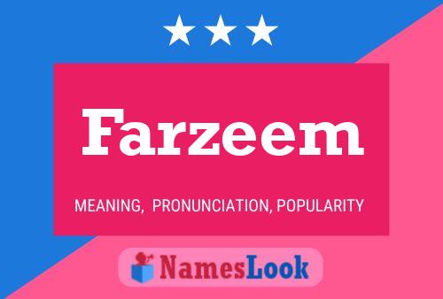 Farzeem Name Poster