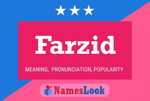 Farzid Name Poster