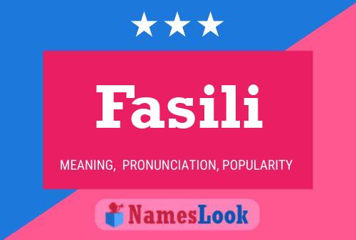 Fasili Name Poster